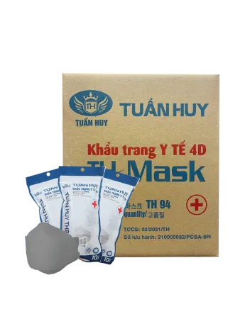 Khẩu Trang Y Tế KF94 Tuấn Huy Xám